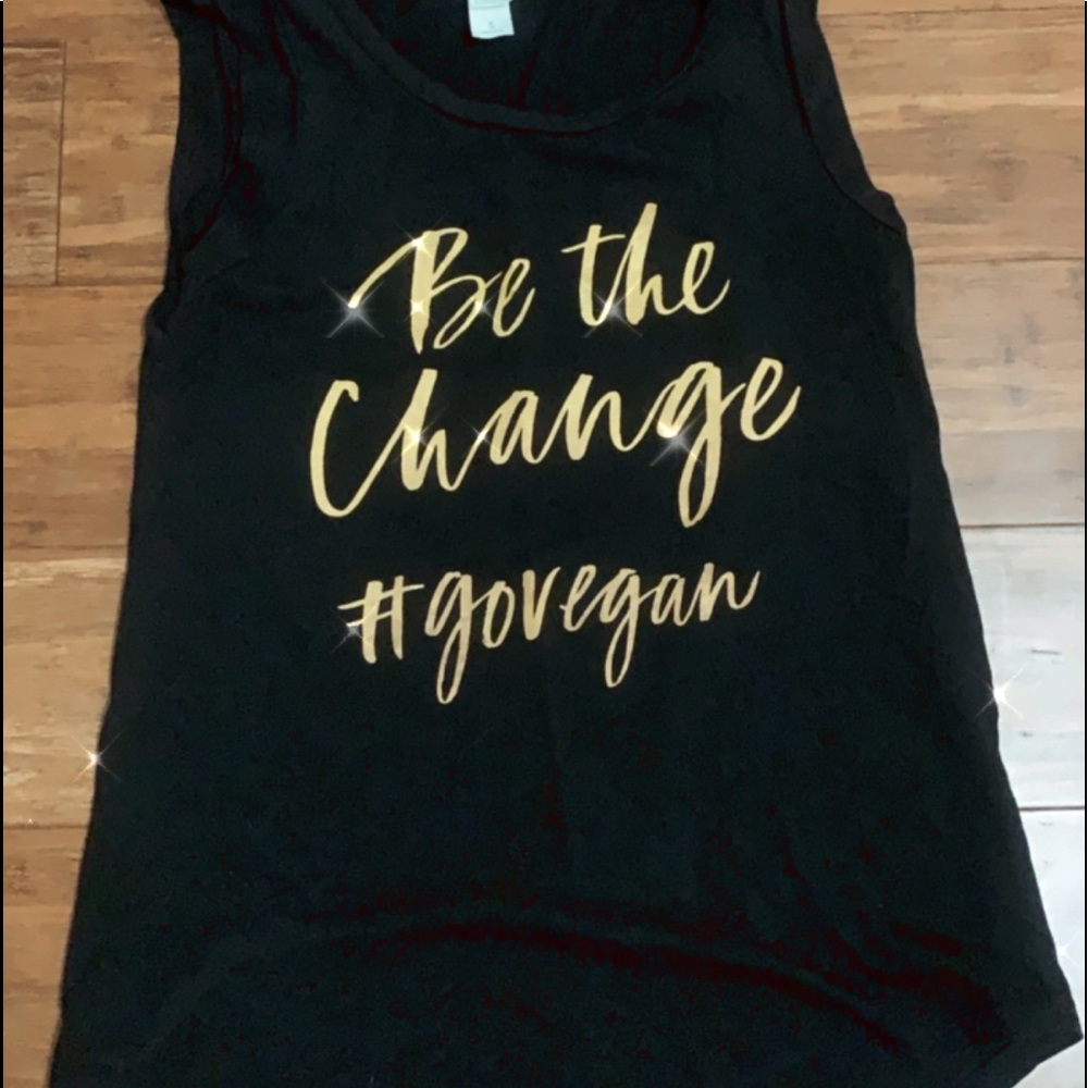 Be the change Go Vegan tank